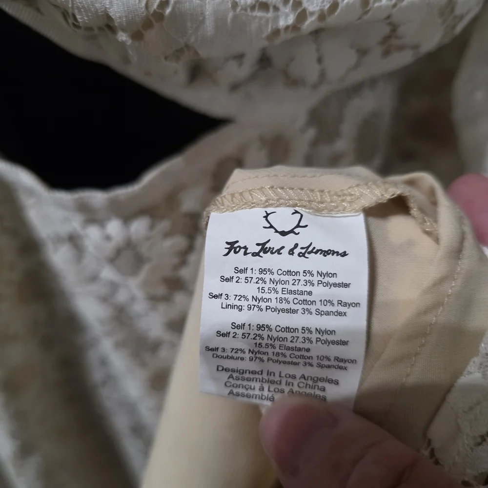 NWOT For Love And Lemons Ivory Lace Dress - Picture 5 of 5